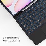 Toetsenbordhoes Galaxy Tab S6 Lite 10.4" QWERTZ - 56% Korting
