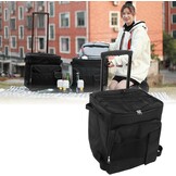 43L Draagbare Koeler, Handkarrierteelbaar met Wielen, Geïsoleerde, Waterdichte Constructie voor Vakanties, Campen, Hiking, Picknicken en Buitenactiviteiten