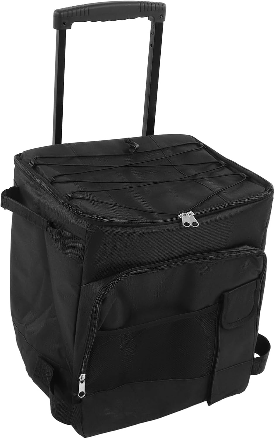 43L Draagbare Koeler, Handkarrierteelbaar met Wielen, Geïsoleerde, Waterdichte Constructie voor Vakanties, Campen, Hiking, Picknicken en Buitenactiviteiten