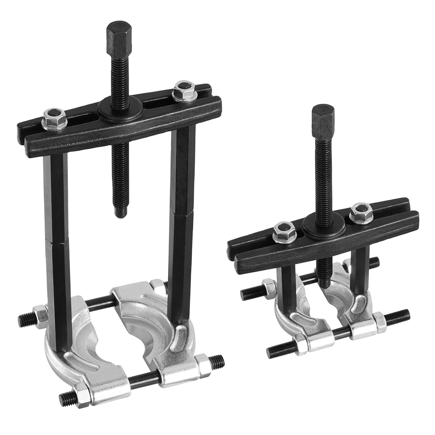 VEVOR 14-delige lagertrekkerset, 5 ton lagerscheider, rondselwiellagerverwijderingsset met 2 "en 3" kaken, wielnaafastrekkerset, heavy-duty lagersplittergereedschapset met koffer
