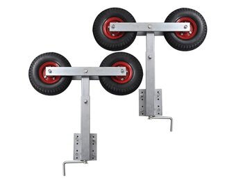 2-delige Boegsteunenset voor bootaanhanger 59-84 cm