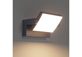 LED Wandlamp Antraciet Draaibaar 24W Warm Wit 40% Korting