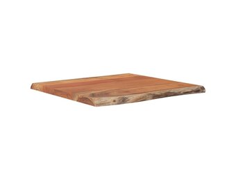 vidaXL Tafelblad vierkant natuurlijke rand 60x60x2,5 cm acaciahout