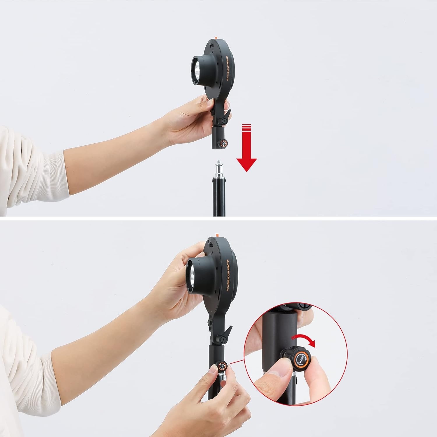 ZHIYUN Adapter B voor Molus X60/X100 en Cinepeer CX100, van ZY Mount naar Bowens Mount