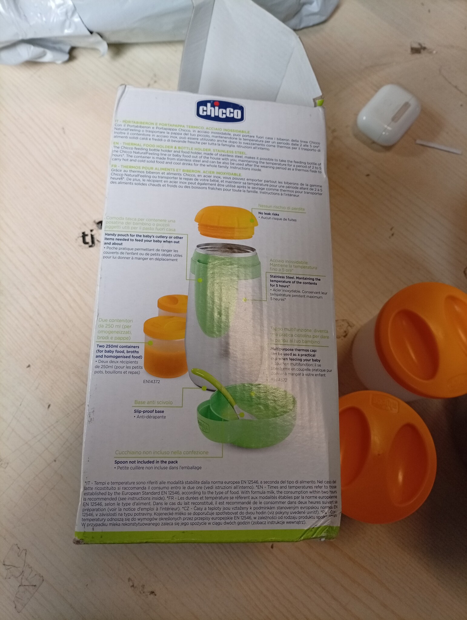 Thermosfles voor Babyvoeding - Roestvrijstaal - 5u Warm/Koud - 80% Korting