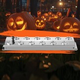 VEVOR 12 koppen ultrasone vernevelaar, 9000 ml/h, IP67 waterdichte mistfabrikant met 300 W voeding, boei, reserveschijven, voor vijver, tuin, rotstuin, kas, Halloween-decoratie