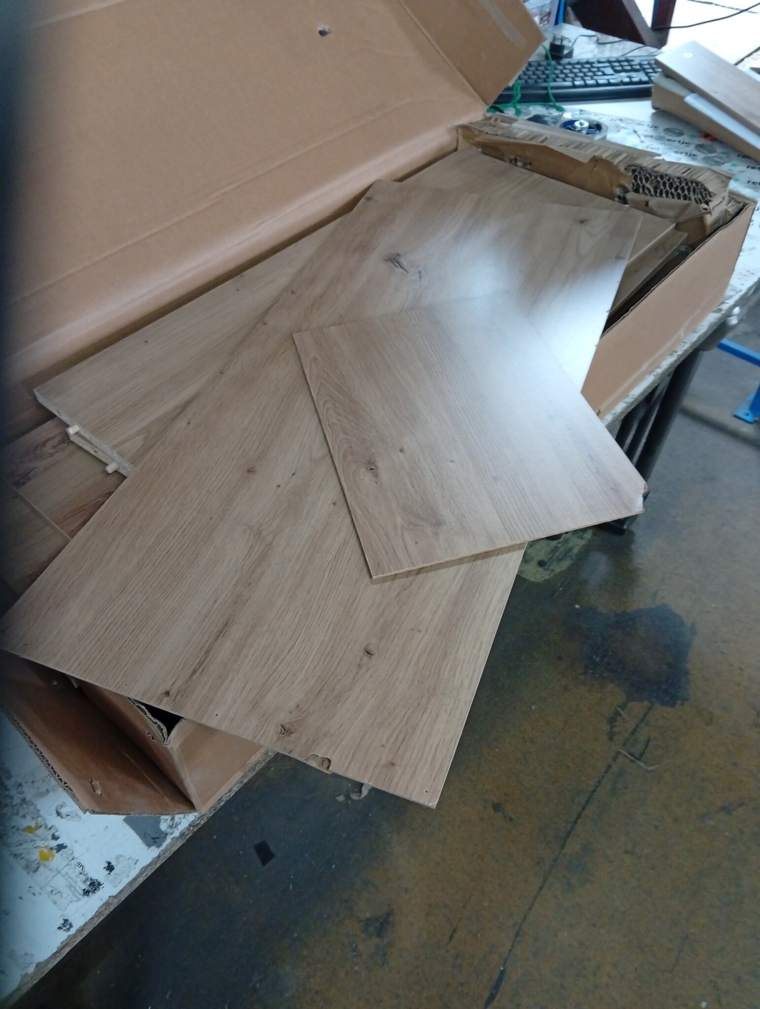 vidaXL Dressoir 80x36x75 cm bewerkt hout artisanaal eikenkleur