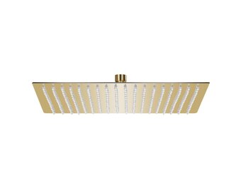 Vierkante RVS Regendouchekop 50x50cm Goudkleurig - 34% Korting