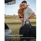 besrey Kraxe kinderdrager met opbergtas, draagbare kinderstoel voor op reis, Kraxe rugdrager om te wandelen voor 6-36 maanden, draagstoel tot 18 kg, inklapbaar (legergroen)