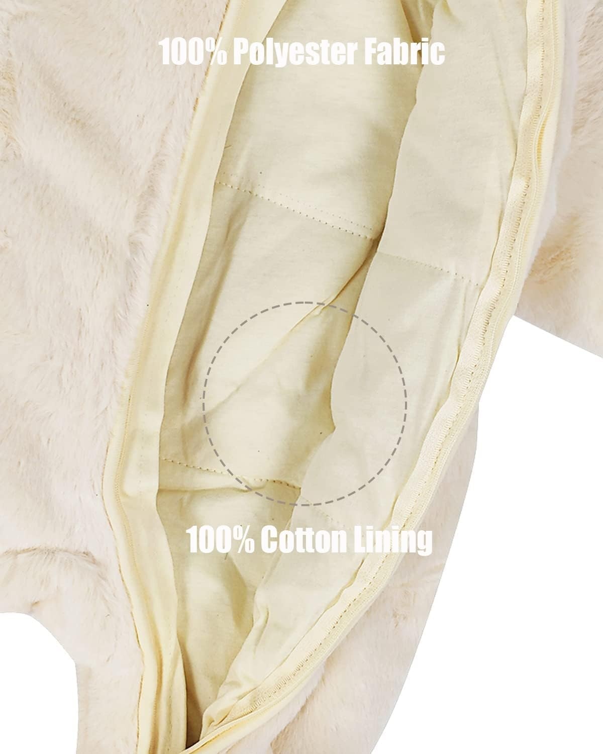 JiAmy Baby Fleece Snowsuit met Capuchon Geel 12-18 Maanden