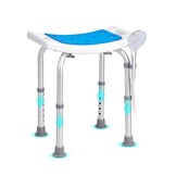 VEVOR Douchestoel, verstelbare hoogte douchekruk, douchezitting voor binnen douche of bad, antislip bank badkuip kruk stoel voor ouderen gehandicapten handicap, 350 lbs capaciteit