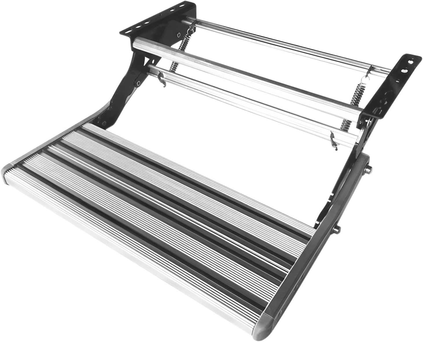 JAOGAUS Inklapbare auto-trede, aluminium uittrekbaar, deurpedaal voor camper, caravan, met vergrendeling