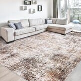 Bruine Klassieke Woonkamer Vloerkleed 230 x 160 cm