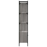vidaXL Boekenkast met deur 44,5x30x154,5 cm hout grijs sonoma eiken