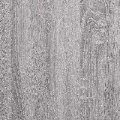vidaXL Boekenkast met deur 44,5x30x154,5 cm hout grijs sonoma eiken