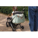 BÉABA, Sydney II Luiertas, modulair, grote capaciteit, meerdere vakken, cocoonruimte, geïsoleerde lunchtas, kinderwagenbevestigingssysteem, transporthandgrepen, saliegroen