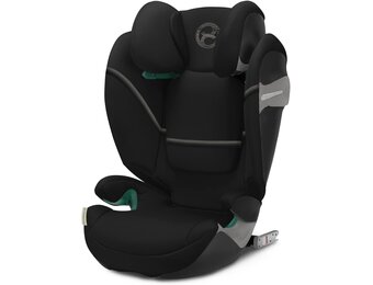 Cybex Gouden kinderzitje Solution S2 i-Fix, voor auto's met en zonder ISOFIX, 100 - 150 cm, van ongeveer 3 tot 12 jaar (15 - 50 kg), Moon Black
