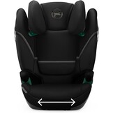 Cybex Gouden kinderzitje Solution S2 i-Fix, voor auto's met en zonder ISOFIX, 100 - 150 cm, van ongeveer 3 tot 12 jaar (15 - 50 kg), Moon Black