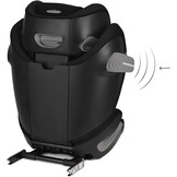 Cybex Gouden kinderzitje Solution S2 i-Fix, voor auto's met en zonder ISOFIX, 100 - 150 cm, van ongeveer 3 tot 12 jaar (15 - 50 kg), Moon Black