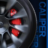 HEYOUTH RVS Remklauw Covers voor Tesla Model Y (19/20 inch velgen)