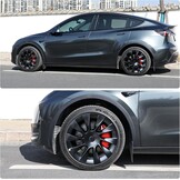 HEYOUTH RVS Remklauw Covers voor Tesla Model Y (19/20 inch velgen)