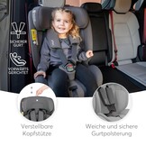 KikkaBoo i-Size i-FLIT Autostoeltje 76-150 cm - Militairgroen