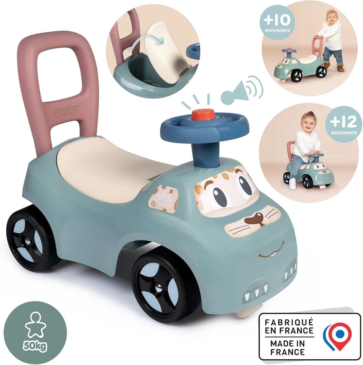 Loopauto & Looprek voor Baby's - Gemaakt in Frankrijk - 33% Korting