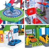 Grote Speelgoedgarage met 35 Plekken & Licht/Geluid - 59% Korting!