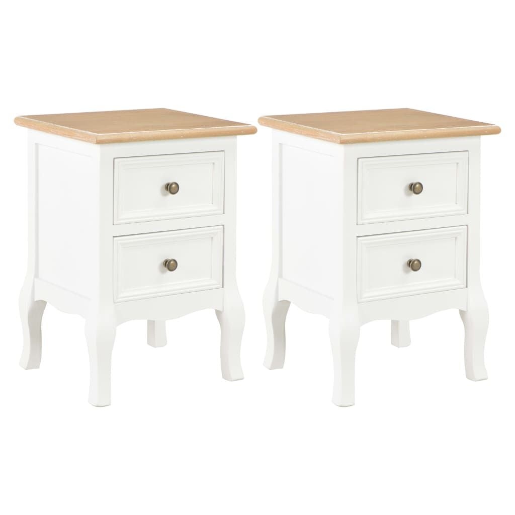Nachtkastjes Set (2x) MDF Wit met Korting - 54%