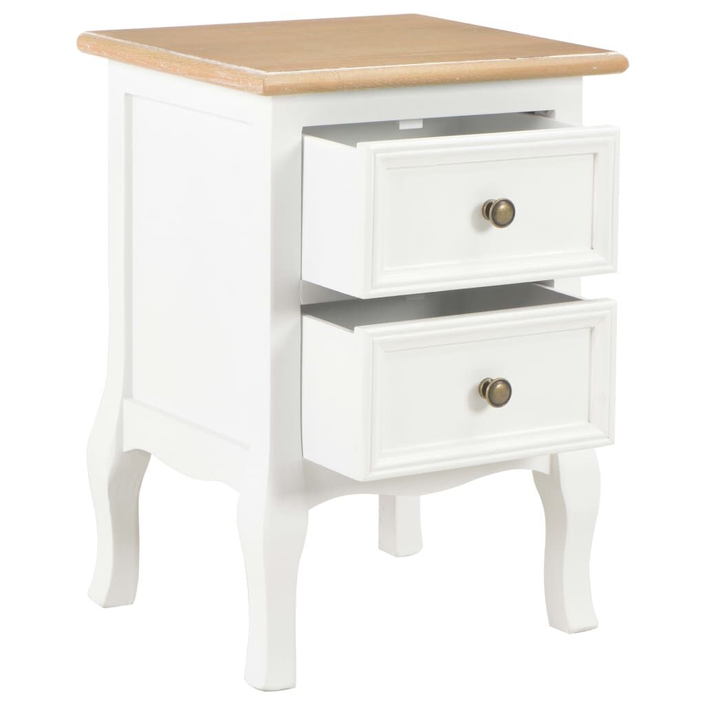 Nachtkastjes Set (2x) MDF Wit met Korting - 54%