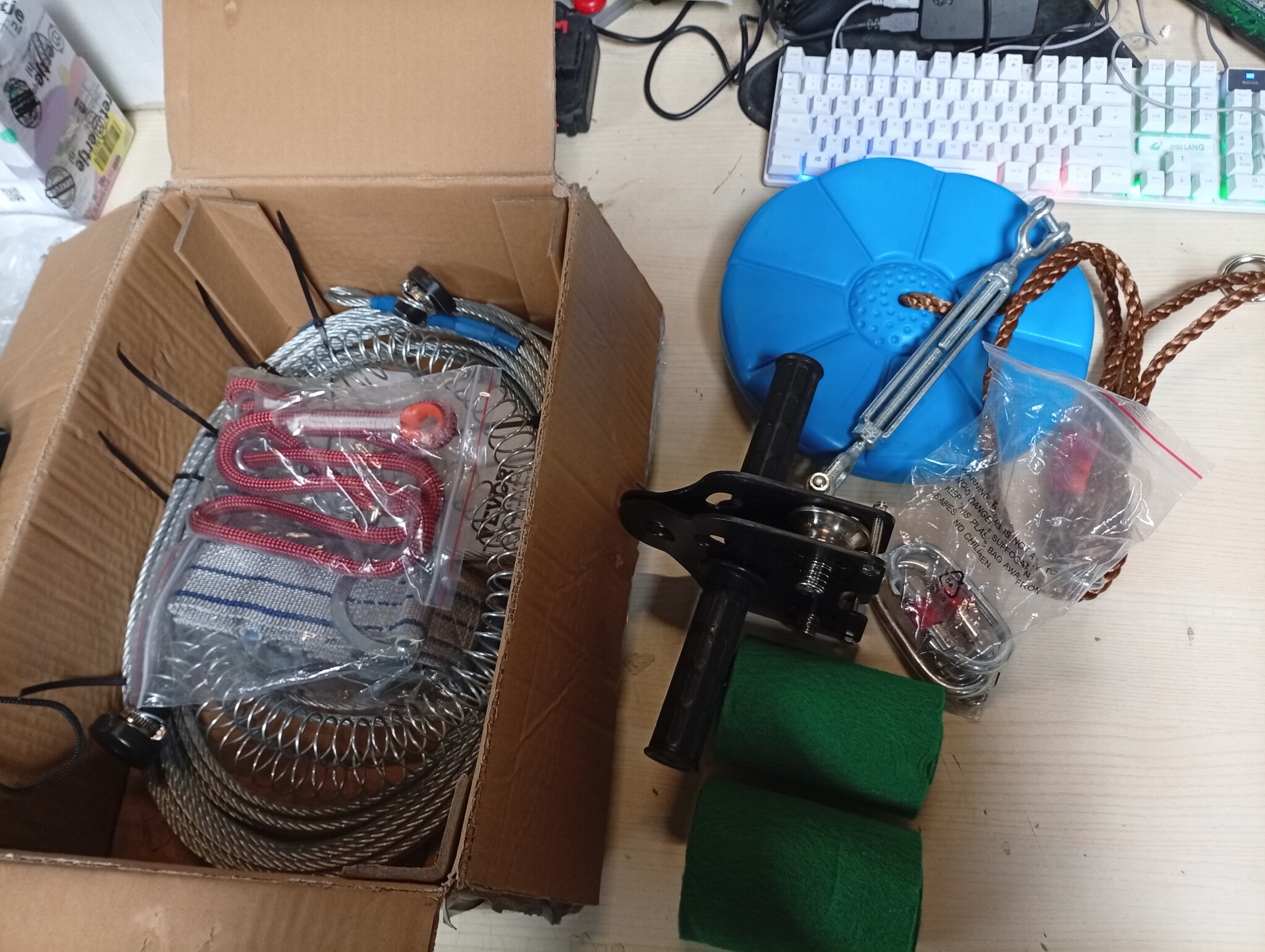 Zipline Set 18,3m - Veilig Buitenplezier voor Iedereen (59% Korting!)