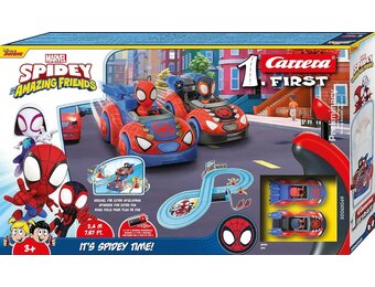 Racebaanset Spidey Web Spinners met korting | Vanaf 3 jaar