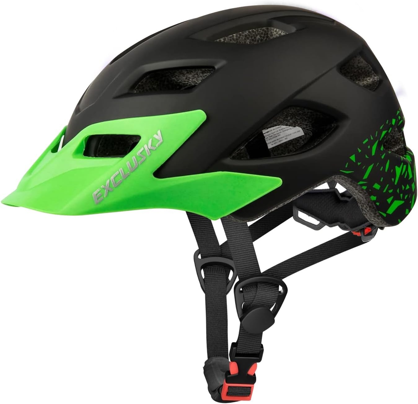 Kinder BMX/Skaterhelm - Verstelbaar 50-57cm - Zwart - Met Korting