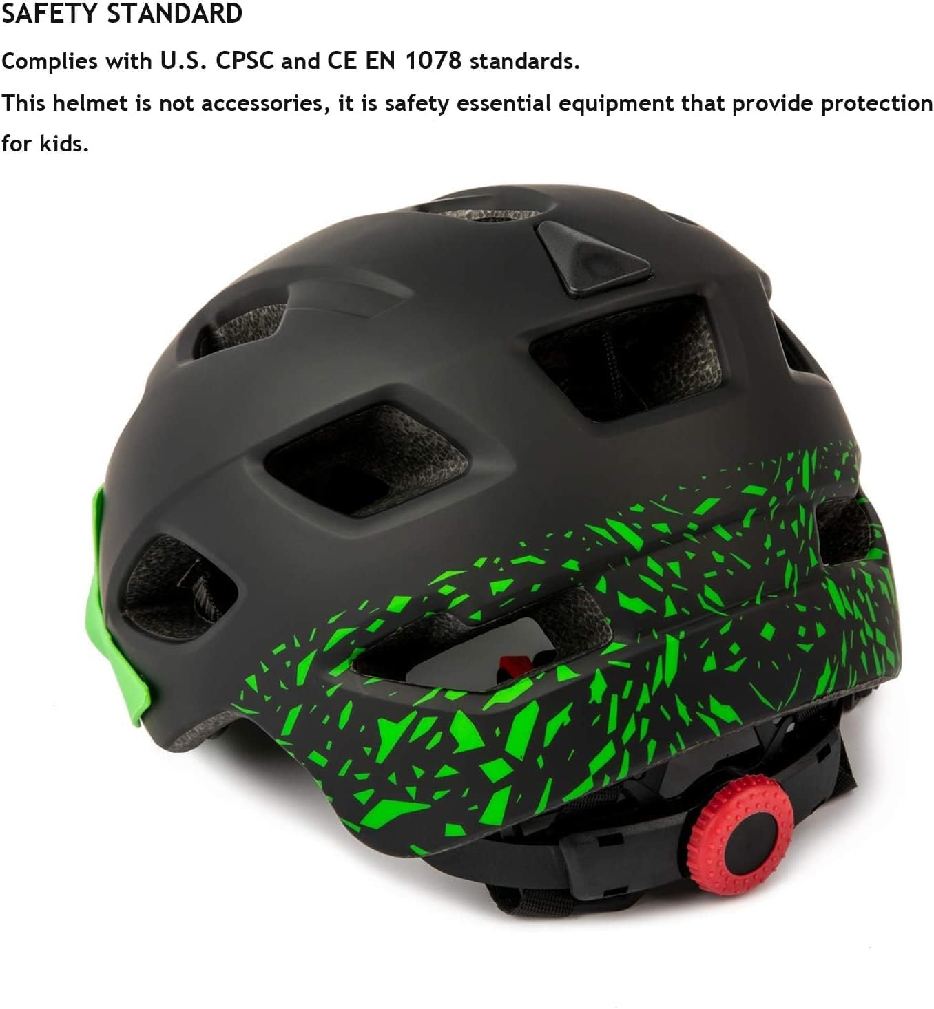Kinder BMX/Skaterhelm - Verstelbaar 50-57cm - Zwart - Met Korting