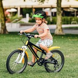 Kinder BMX/Skaterhelm - Verstelbaar 50-57cm - Zwart - Met Korting