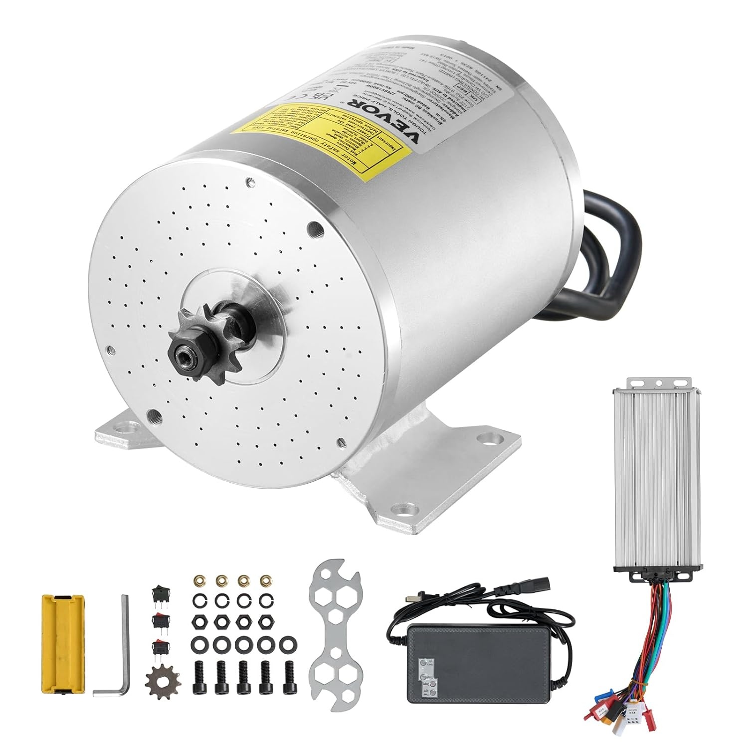 1800W Elektrische Motor Kit Go Kart/E-bike 48V met Toerentalregelaar - 35% Korting