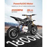 1800W Elektrische Motor Kit Go Kart/E-bike 48V met Toerentalregelaar - 35% Korting