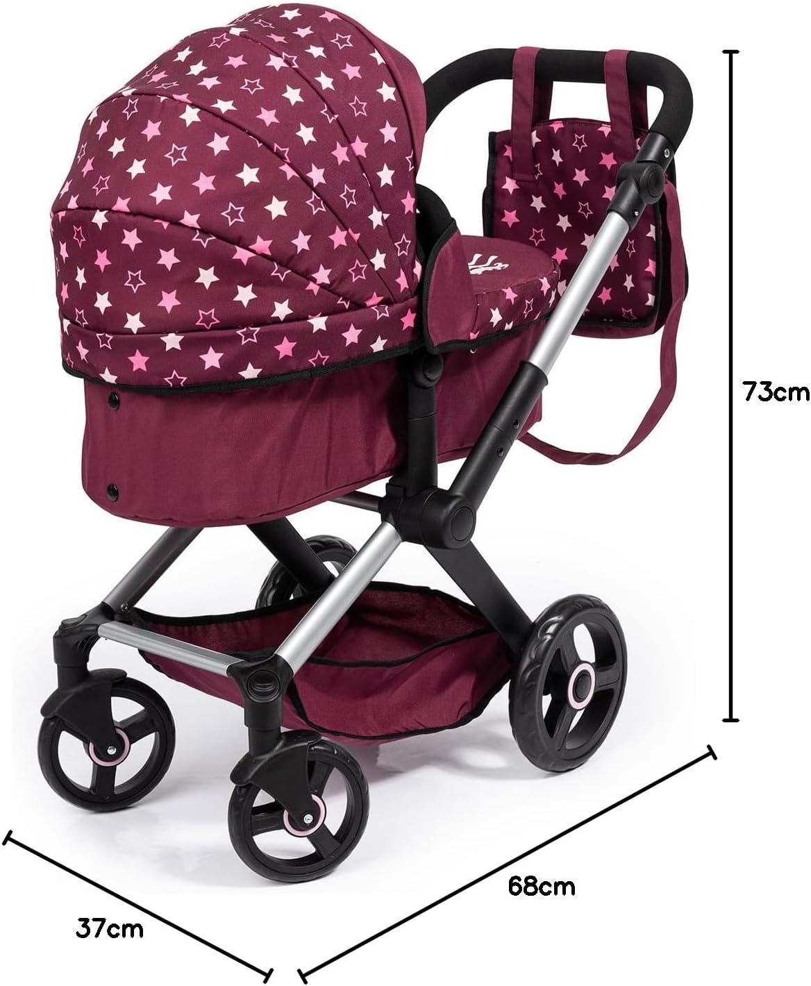 Poppenwagen Combi XEO | Pop tot 46 cm | 34% Korting