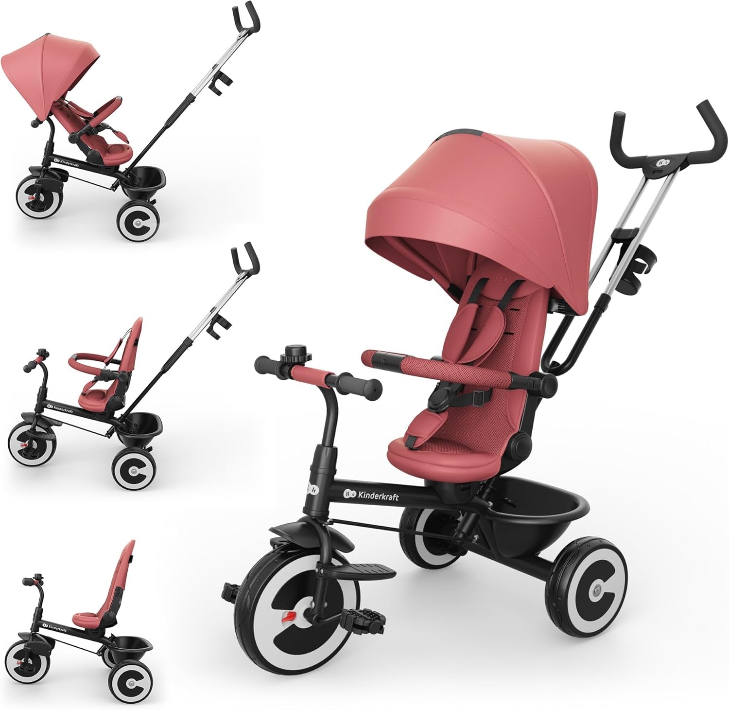 Roze Driewieler Kinderkraft ASTON 2 PRO - 29% Korting