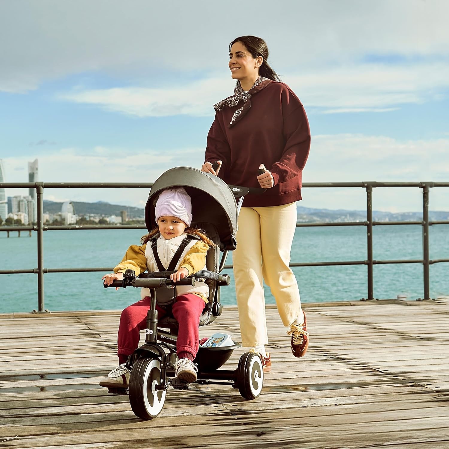 Roze Driewieler Kinderkraft ASTON 2 PRO - 29% Korting