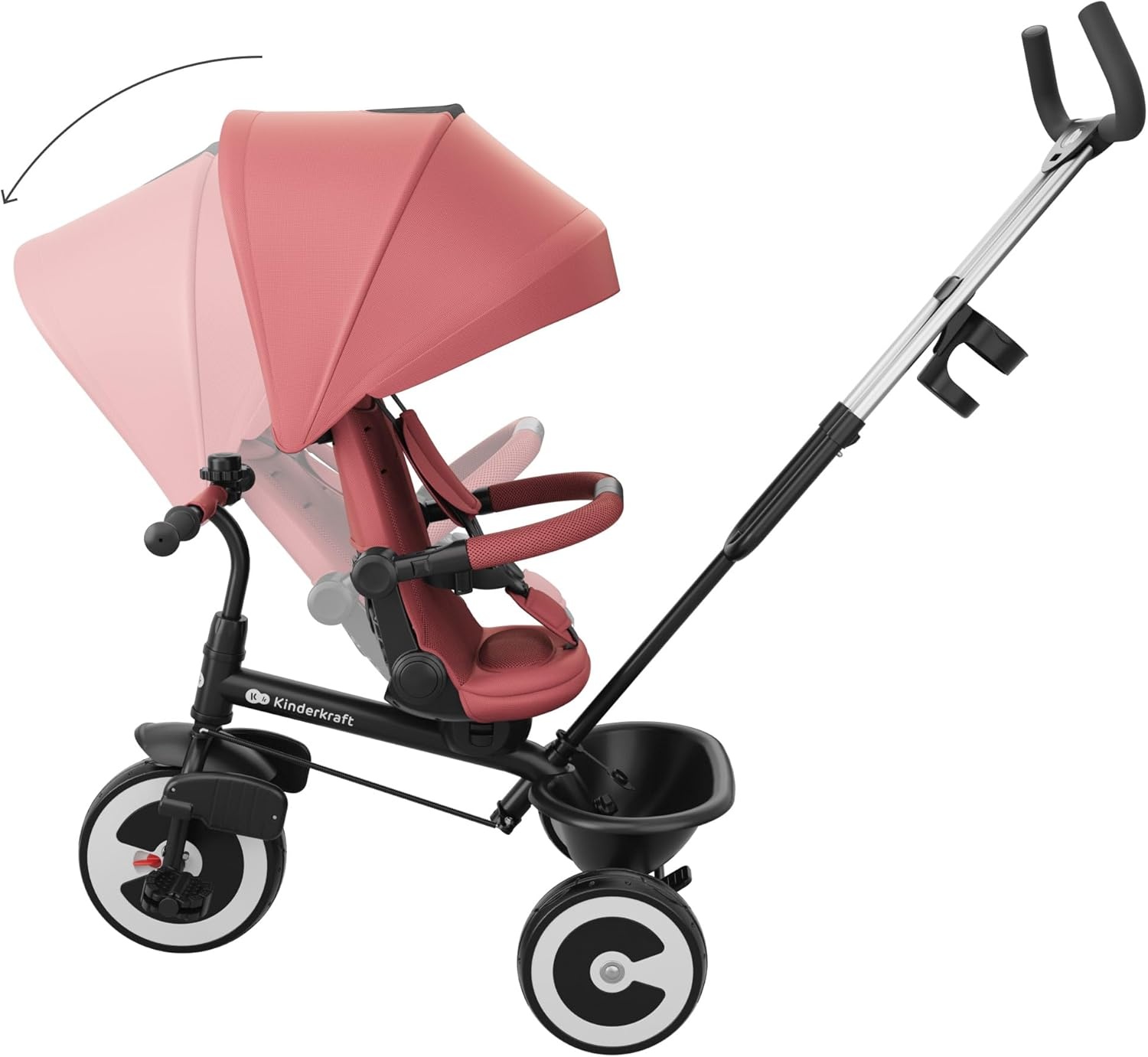 Roze Driewieler Kinderkraft ASTON 2 PRO - 29% Korting