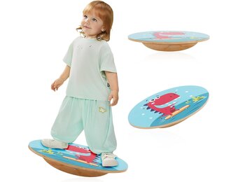 Houten Balansbord Kinderen - Coördinatie & Balans - 28% Korting