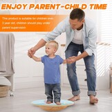 Houten Balansbord Kinderen - Coördinatie & Balans - 28% Korting