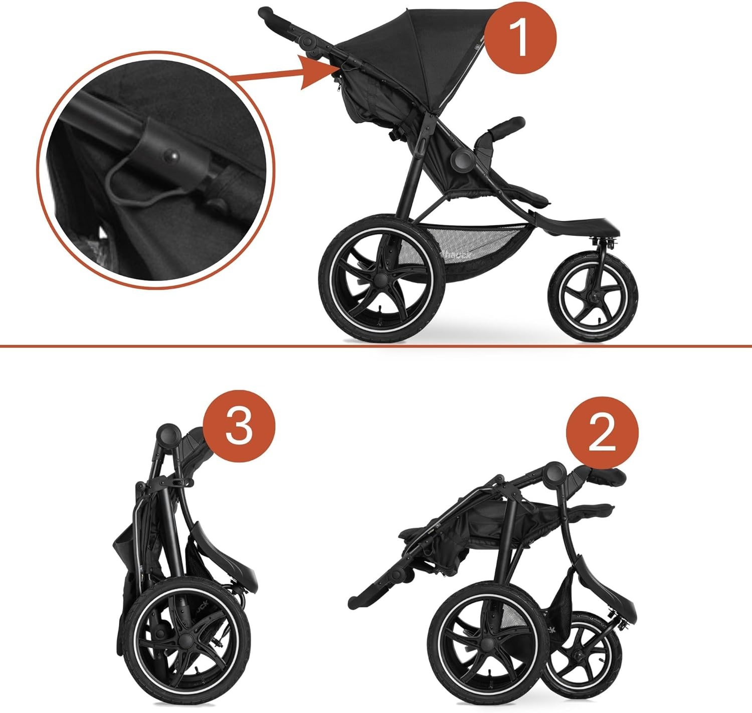 All-terrain Buggy Runner 2 Zwart - 30% Korting