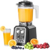 Krachtige 2200W Blender Zwart | 2L | 6 RVS Messen | Bespaar 29%
