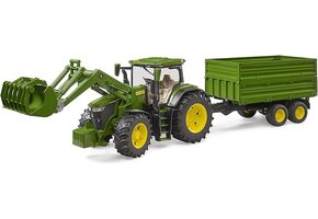 John Deere 7R 350 Tractor met Voorlader & Kieper - 34% Korting!