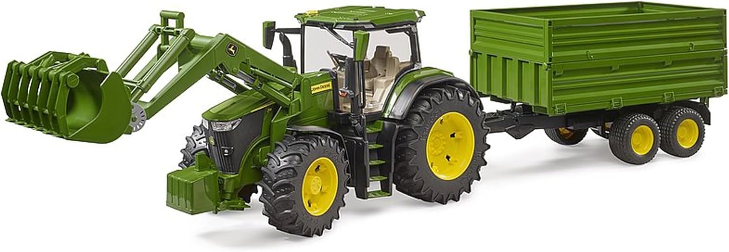 John Deere 7R 350 Tractor met Voorlader & Kieper - 34% Korting!