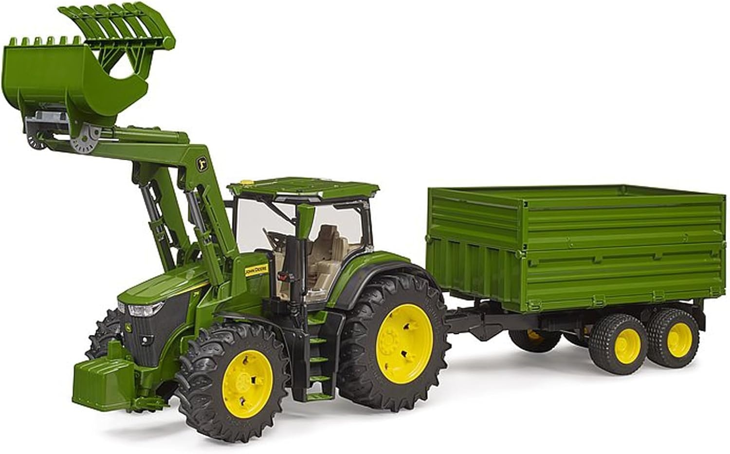 John Deere 7R 350 Tractor met Voorlader & Kieper - 34% Korting!