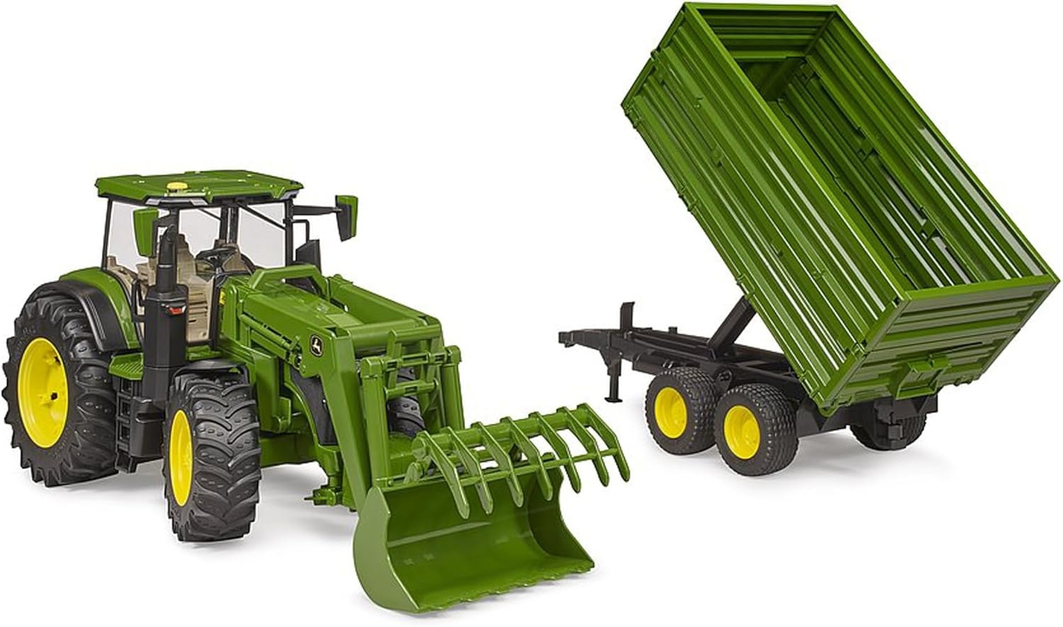 John Deere 7R 350 Tractor met Voorlader & Kieper - 34% Korting!