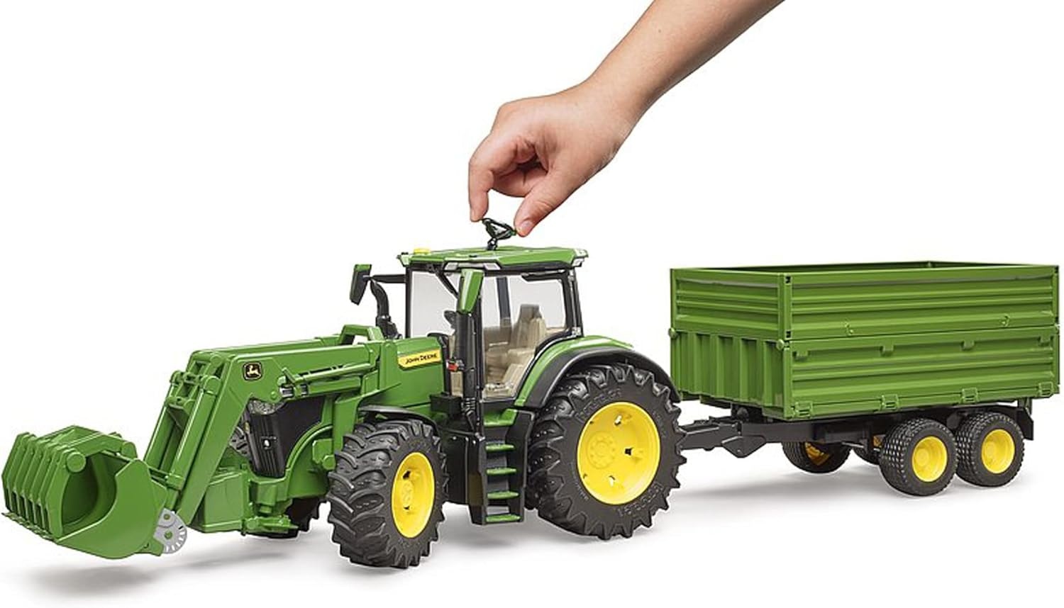 John Deere 7R 350 Tractor met Voorlader & Kieper - 34% Korting!